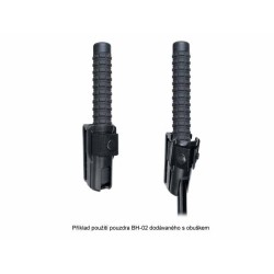 ESP Telescopic Non-hardened Baton 16" with Pouch - Black