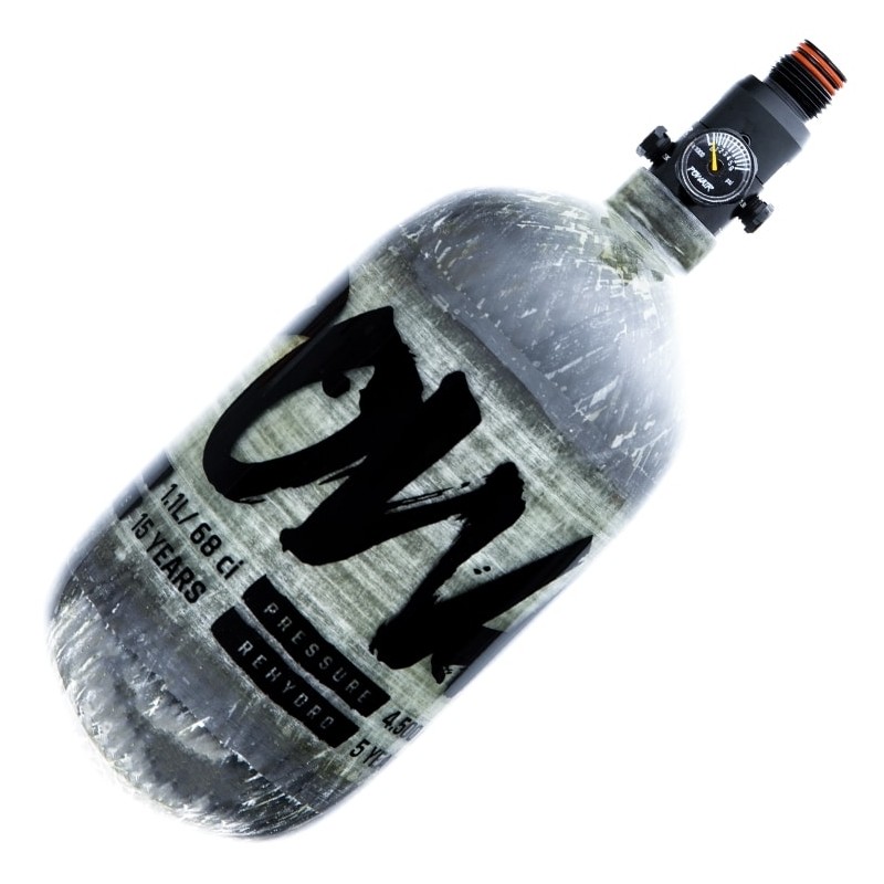 PowAir HPA fľaša CARBON Series 68ci (1,1 l) 4500 PSI, Dye LT | ANAREUS