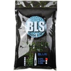 BLS nasvětlovací kuličky TRACER 0,20g, 5000 BBs – Modrá | ANAREUS