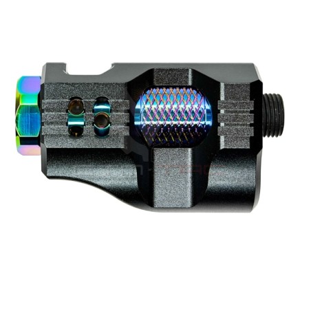 CTM CNC hliníkový kompenzátor Hi-Capa – Černá / Electroplated Rainbow