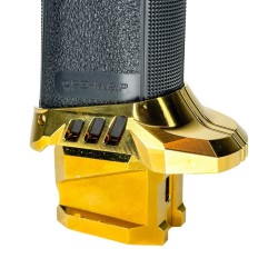CTM TAC Hi-Capa CNC Large Flared Magwell – Electroplated Gold |ANAREUS