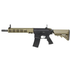 S&T Colt M4 MK16 URG-I 11.5 G3 ETU Airsoft Rifle – Black / FDE