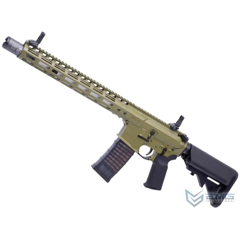 CYMA EMG airsoftová puška Noveske N4 13.5 CGS GBBR – Zelená | ANAREUS