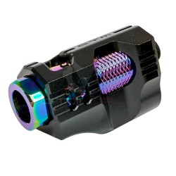 CTM CNC hliníkový kompenzátor Hi-Capa – Čierna / Electroplated Rainbow
