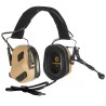 EARMOR M32 PLUS SET Headset with Helmet Mount – Tan | ANAREUS