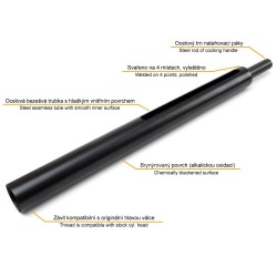 AirsoftPro Steel Cylinder for WELL L96 / MB01 Rifles – Black | ANAREUS