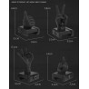 WoSporT FUNNY Plastic Sight Set (2 Pairs) – Black | ANAREUS