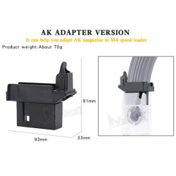 WoSporT LEVER / M12 ODIN Adapter for AK Magazines | ANAREUS
