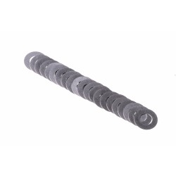 RetroArms vymezovací podložky INOX 0,1mm (30 ks) – Ø 4 mm | ANAREUS