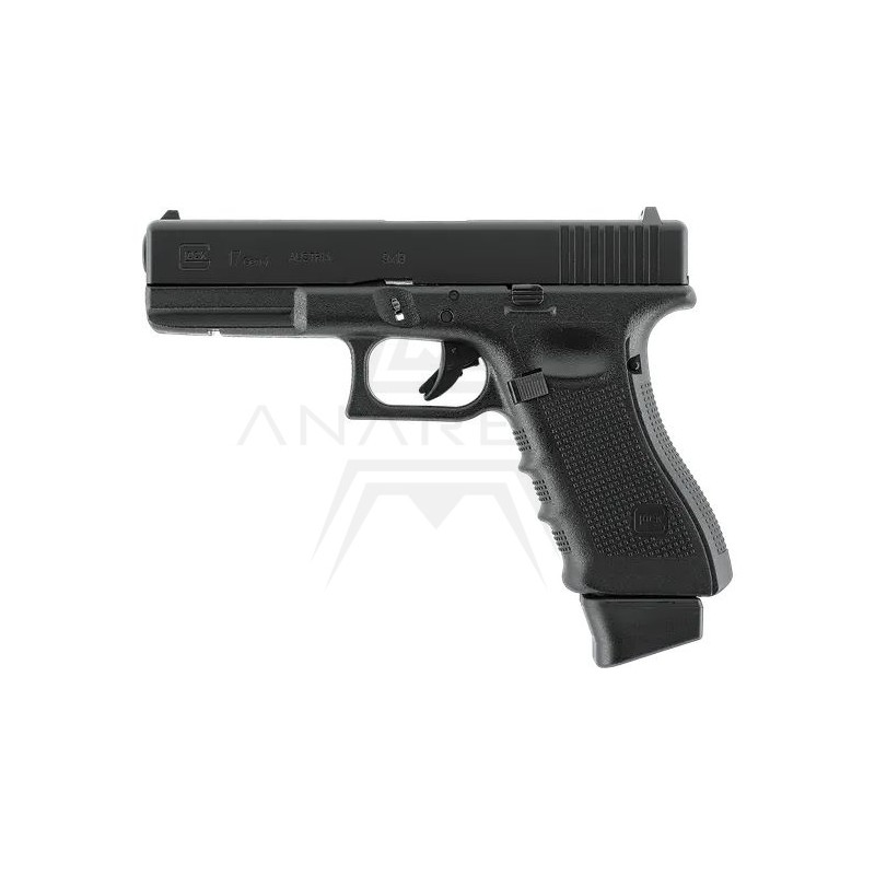 Glock 17 Gen4 CO2 - kovový závěr, blowback - černý (Glock Licensed)