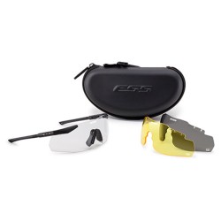 Tactical Goggles ESS ICE3 NARO EYESHIELD 3 x glass + Softcase