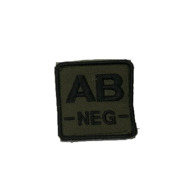 ID. Blood velcro - AB-NEG - oliv