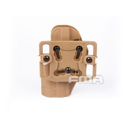 Opaskové plastové pouzdro - holster pro USP a CZ P-09, pouštní