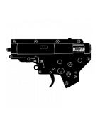 Complete gearboxes for Airsoft guns